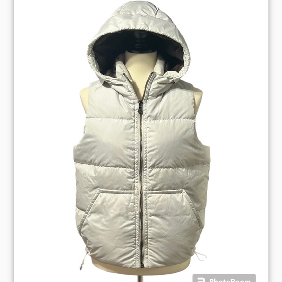 Coach Jackets & Blazers - White COACH Puffer Vest with Brown Coach Lining Size Small